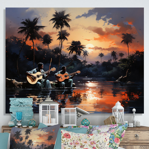 Bayou Breeze African Serenading The I On Canvas Print | Wayfair